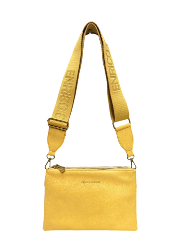 Wholesaler Emma Dore (Sacs) - Shoulder bag with gold writing "ENRICO COVERI"