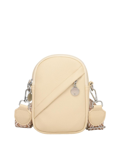 Wholesaler Emma Dore (Sacs) - Shoulder bag, double compartments, fabric shoulder strap