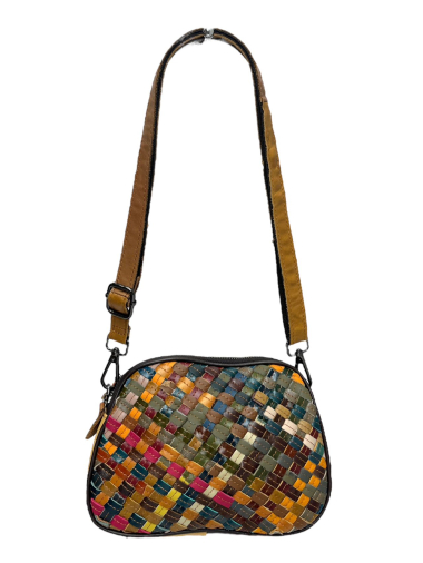 Wholesaler Emma Dore (Sacs) - Braided shoulder bag, three compartments