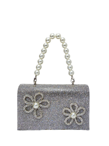 Wholesaler Emma Dore (Sacs) - Evening bag with pearl and flower