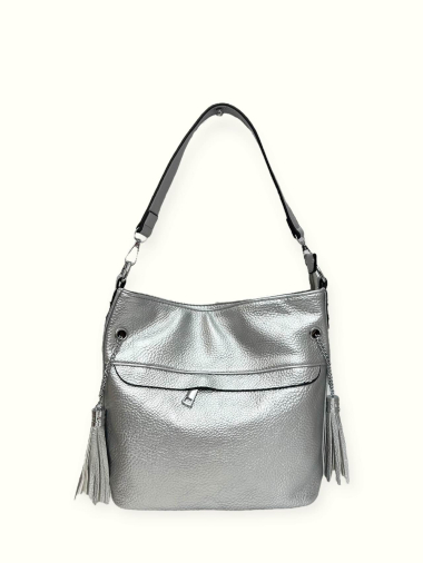 Wholesaler Emma Dore (Sacs) - Shoulder bag with two pompoms