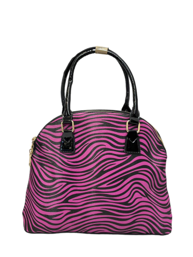 Wholesaler Emma Dore (Sacs) - Double compartment zebra bag