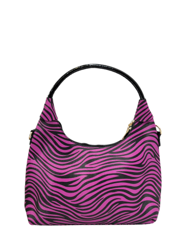 Wholesaler Emma Dore (Sacs) - Double compartment zebra bag