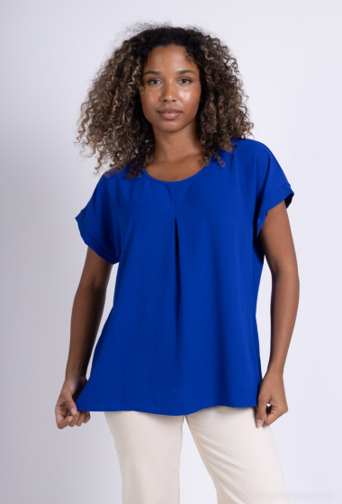 Wholesaler Emma Dore - Plain t-shirt, short sleeve roll up