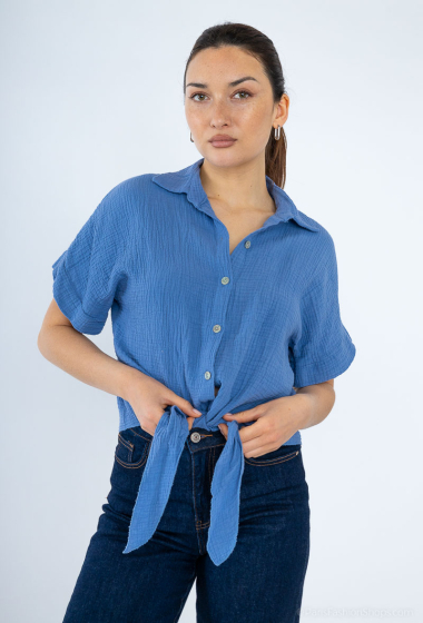 Wholesaler Emma Dore - Cotton gauze blouse top