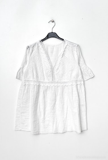 Großhändler Emma Dore - Lace cotton top