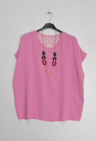 Wholesaler Emma Dore - LACE TOP WITH NECKLACE