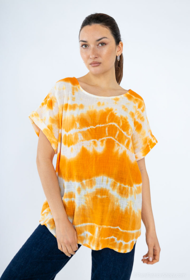 Wholesaler Emma Dore - Short sleeve faded effect top