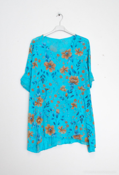 Wholesaler Emma Dore - Floral tunic with pocket