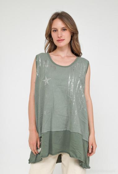 Wholesaler Emma Dore - Sleeveless tunic with star