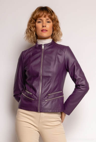 Wholesaler ESCANDELLE Paris - Imitation leather jacket