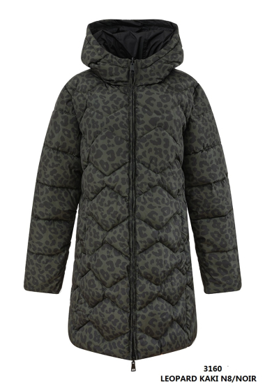 Wholesaler ESCANDELLE Paris - Quilted fur-lined down jacket