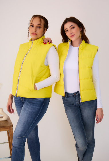 Wholesaler ESCANDELLE Paris Grande Taille - Reversible sleeveless down jacket