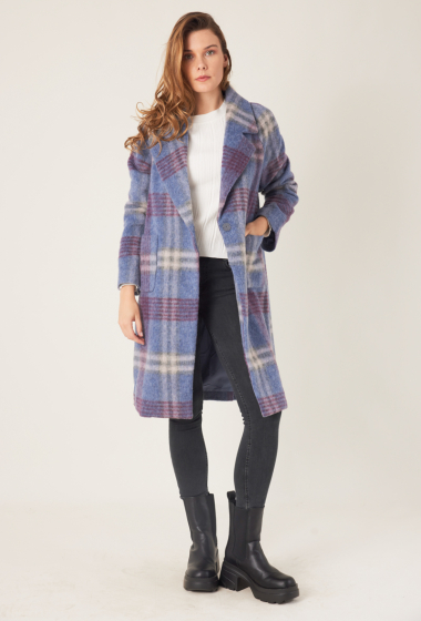 Wholesaler Escandelle - Long coat with pockets