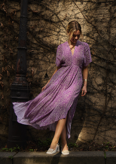 Wholesaler ESCANDELLE Paris - Long printed dress
