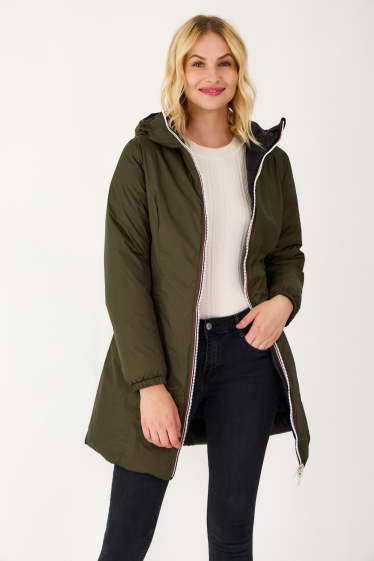 Wholesaler Escandelle - Mid-length reversible puffer jacket