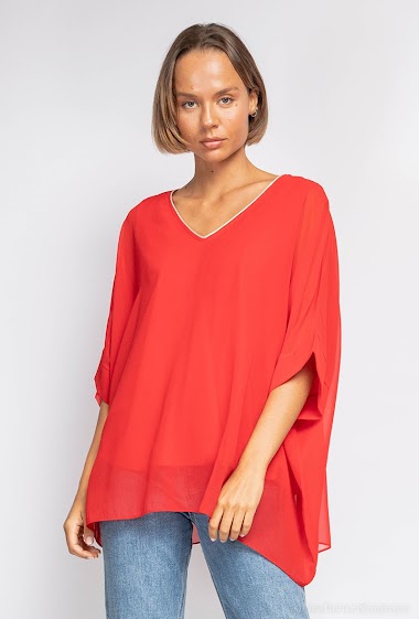 Wholesaler Esperance - Blouse with batwing sleeves