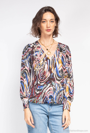 Wholesaler Esperance - Printed blouse