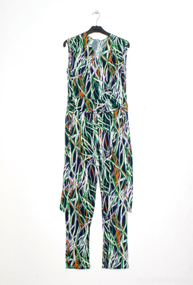 Wholesaler Esperance - Printed wrap jumpsuit
