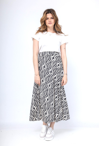 Wholesaler Esperance - Long flowing printed skirt