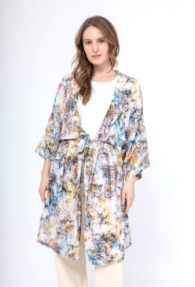 Grossiste Esperance - Kimono à imprimé  fleuri