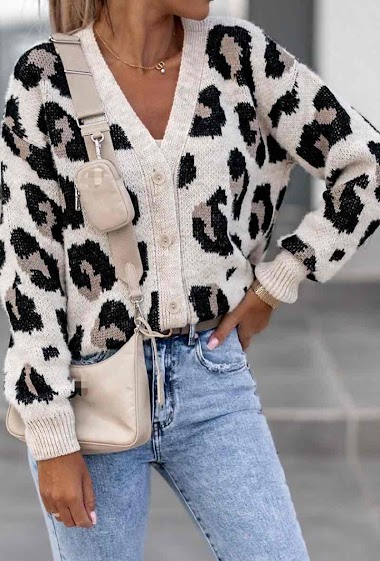 Wholesaler Estee Brown - Leopard cardigan