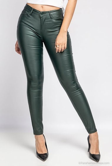 Wholesaler Estee Brown - Faux leather jeans