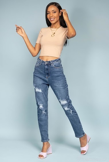 Großhändler Estee Brown - Ripped mom jeans