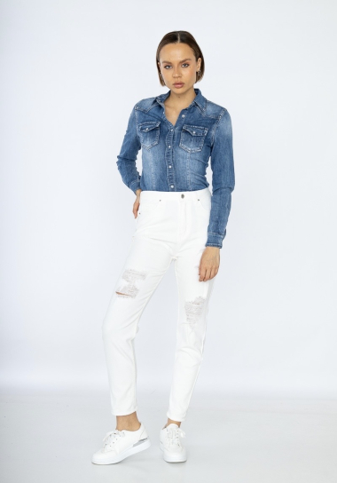 Wholesaler Estee Brown - Regular jeans high-waisted