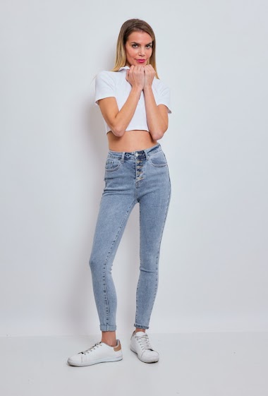 Wholesaler Estee Brown - Buttoned skinny jeans