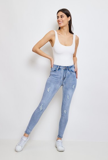 Wholesaler Estee Brown - Damaged skinny jeans