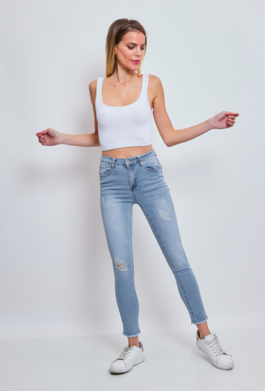 Wholesaler Estee Brown - Damaged skinny jeans