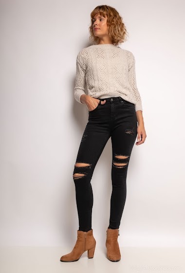 Wholesaler Estee Brown - Ripped skinny jeans