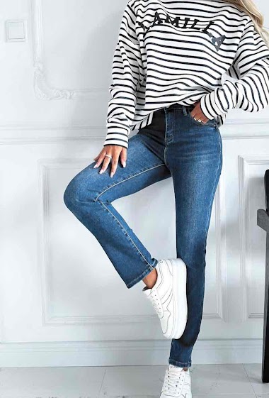 Großhändler Estee Brown - Slim-Jeans mit hoher Taille