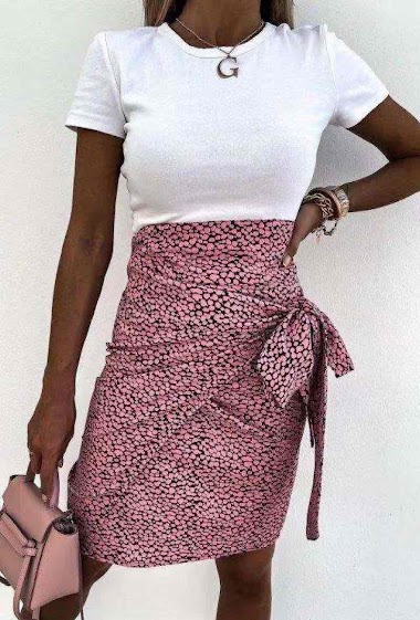 Wholesaler Estee Brown - Printed wrap skirt