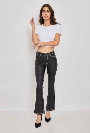 Wholesaler Estee Brown - Straight faux leather pants