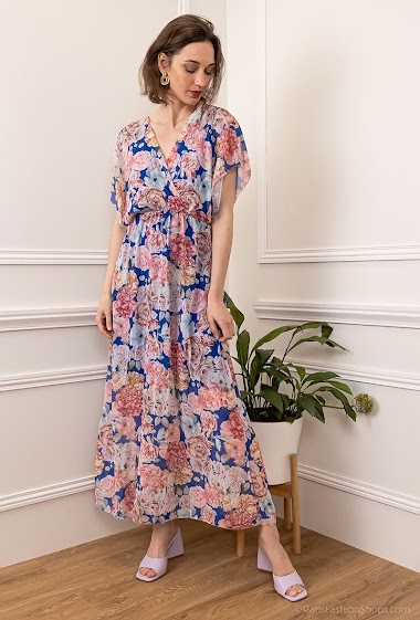 Wholesaler Estee Brown - Flower printed wrap dress