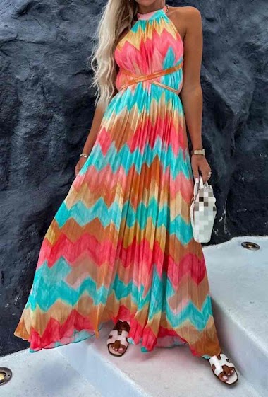 Wholesaler Estee Brown - Printed Maxi Dress