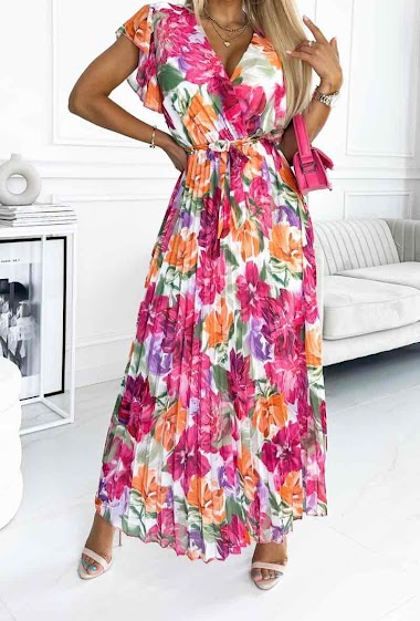 Wholesalers Estee Brown - Long dress with print