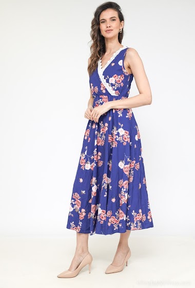 Wholesalers Estee Brown - Long printed dress