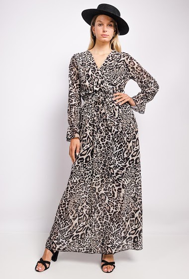 Wholesaler Estee Brown - Maxi dress leopard