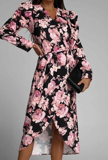 Wholesaler Estee Brown - Midi dress with flower print