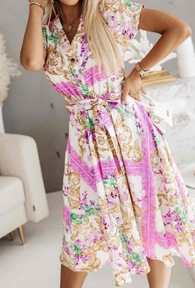 Wholesalers Estee Brown - Printed midi dress