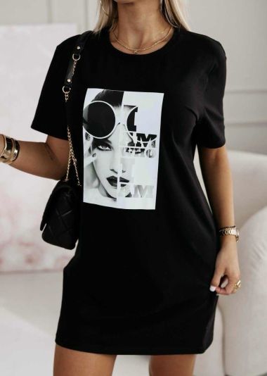 Grossiste Estee Brown - Robe T-shirt avec imprimé