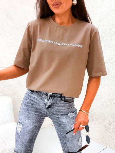 Wholesaler Estee Brown - T-shirt with printed