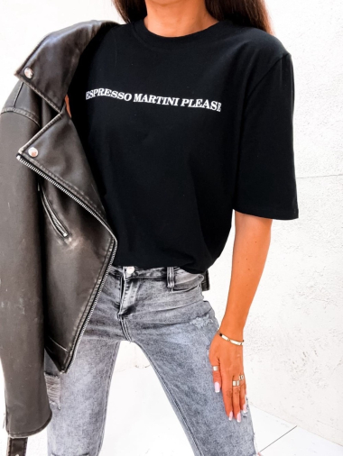 Grossiste Estee Brown - T-shirt avec imprimé