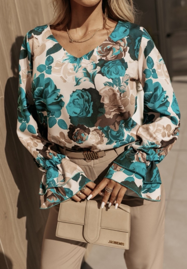 Grossiste Estee Brown - Top blouse imprimée