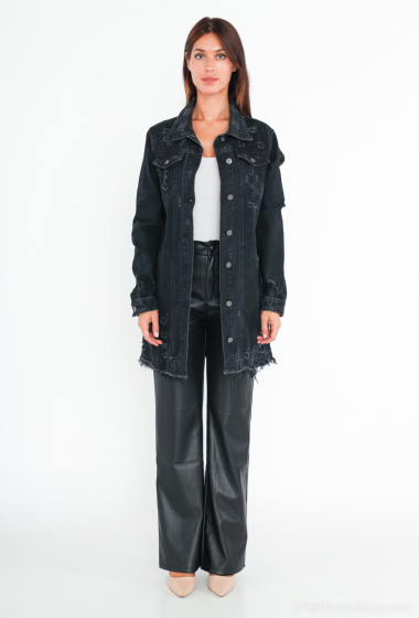 Wholesaler Estee Brown - Ripped denim jacket