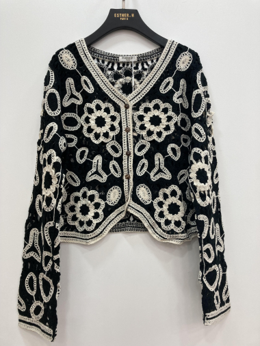 Wholesaler Esther.H Paris - Fancy Crochet Vest