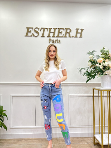 Wholesaler Esther.H Paris - Ripped trousers